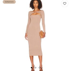 Tan Bodycon Dress